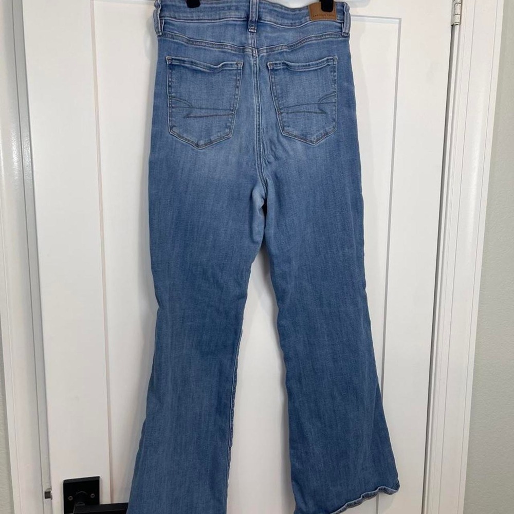 American Eagle Next Level Stretch High Rise Flare Jeans - Picture 7 of 8